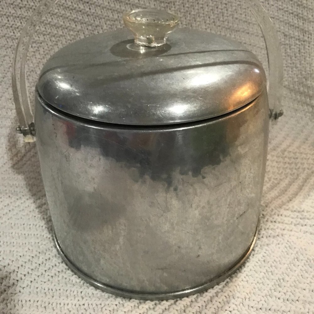 Vintage Kromex mcm atomic ice bucket